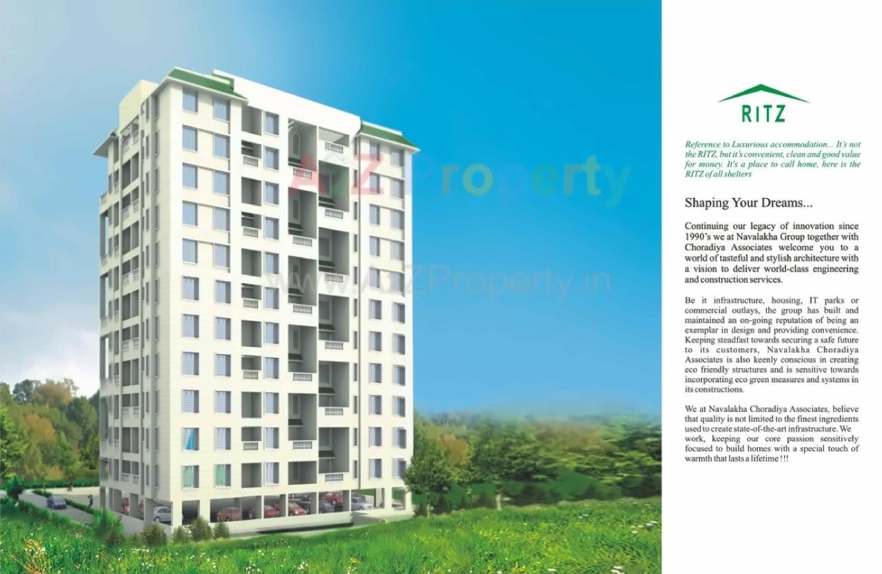 3D Elevation of real estate project Navalakha Ritz located at Kharadi, Pune, Maharashtra