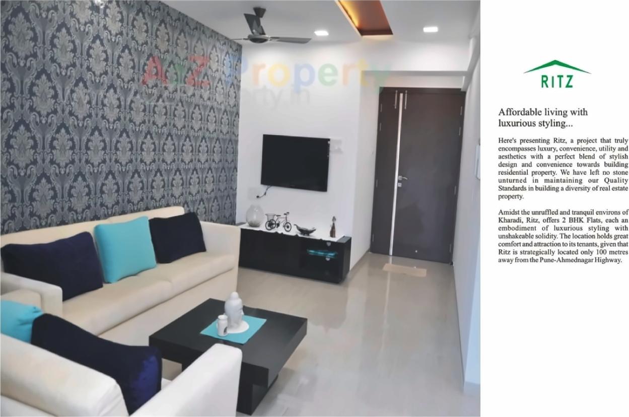 3D Elevation of real estate project Navalakha Ritz located at Kharadi, Pune, Maharashtra