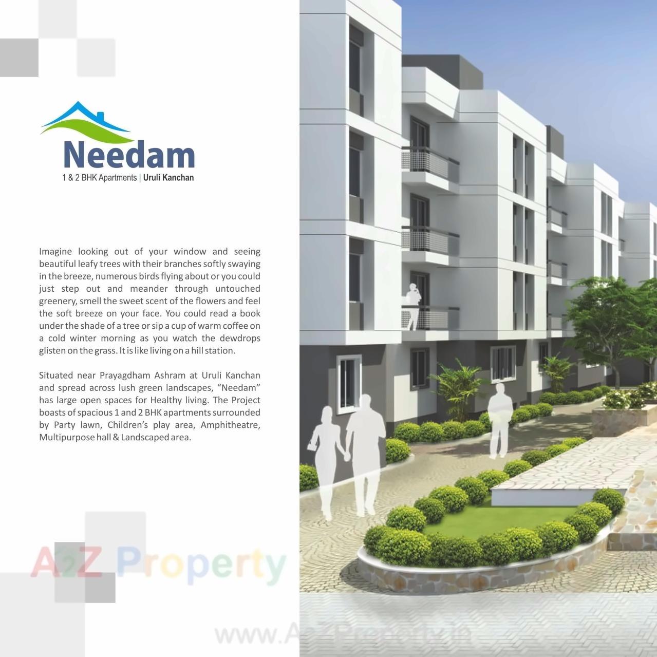 3D Elevation of real estate project Needam   Block located at Koregaon-mul, Pune, Maharashtra