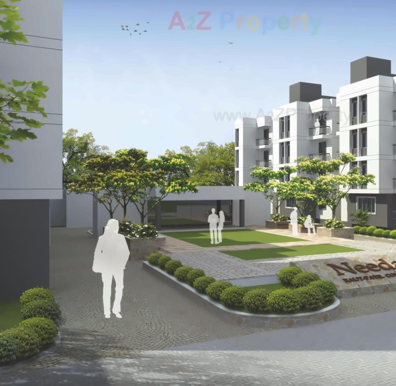 3D Elevation of real estate project Needam   Block located at Koregaon-mul, Pune, Maharashtra