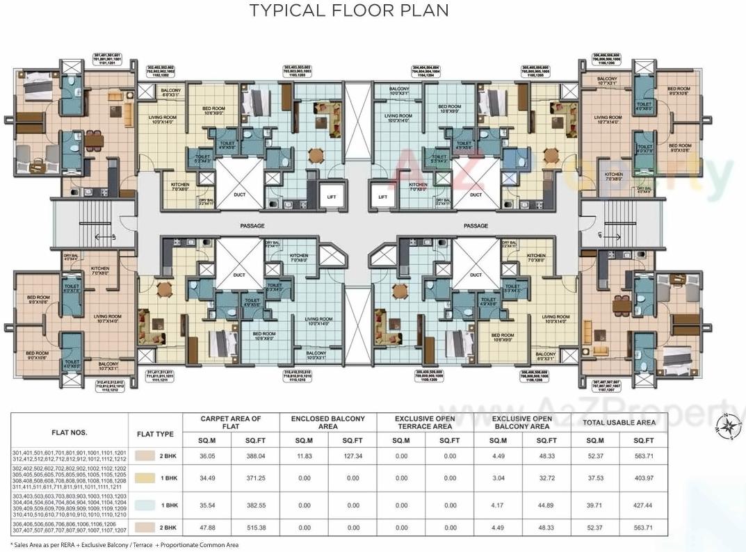 Layout of real estate project Neelaya located at Talegaon-dabhade-m-cl, Pune, Maharashtra