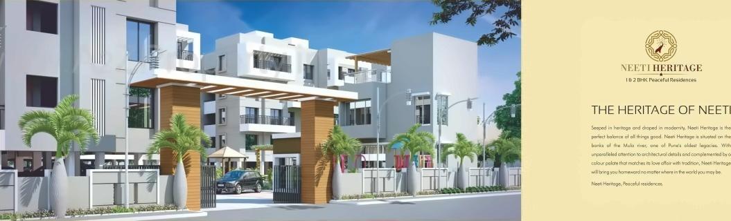 3D Elevation of real estate project Neeti Heritage located at Pune-m-corp, Pune, Maharashtra