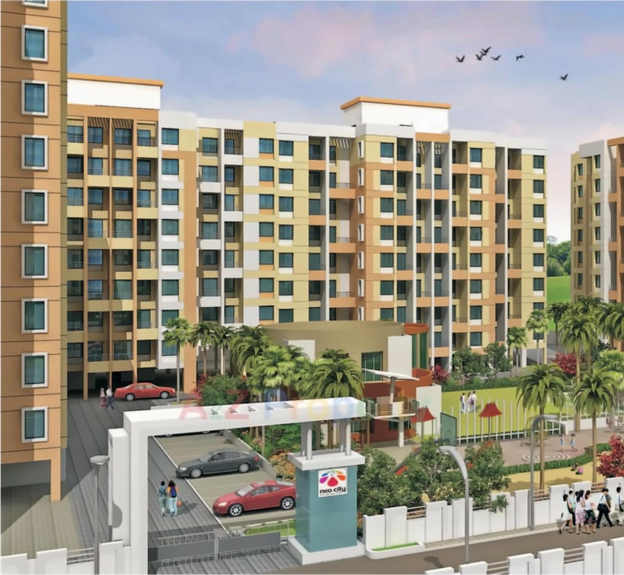 3D Elevation of real estate project Neo City located at Wagholi, Pune, Maharashtra