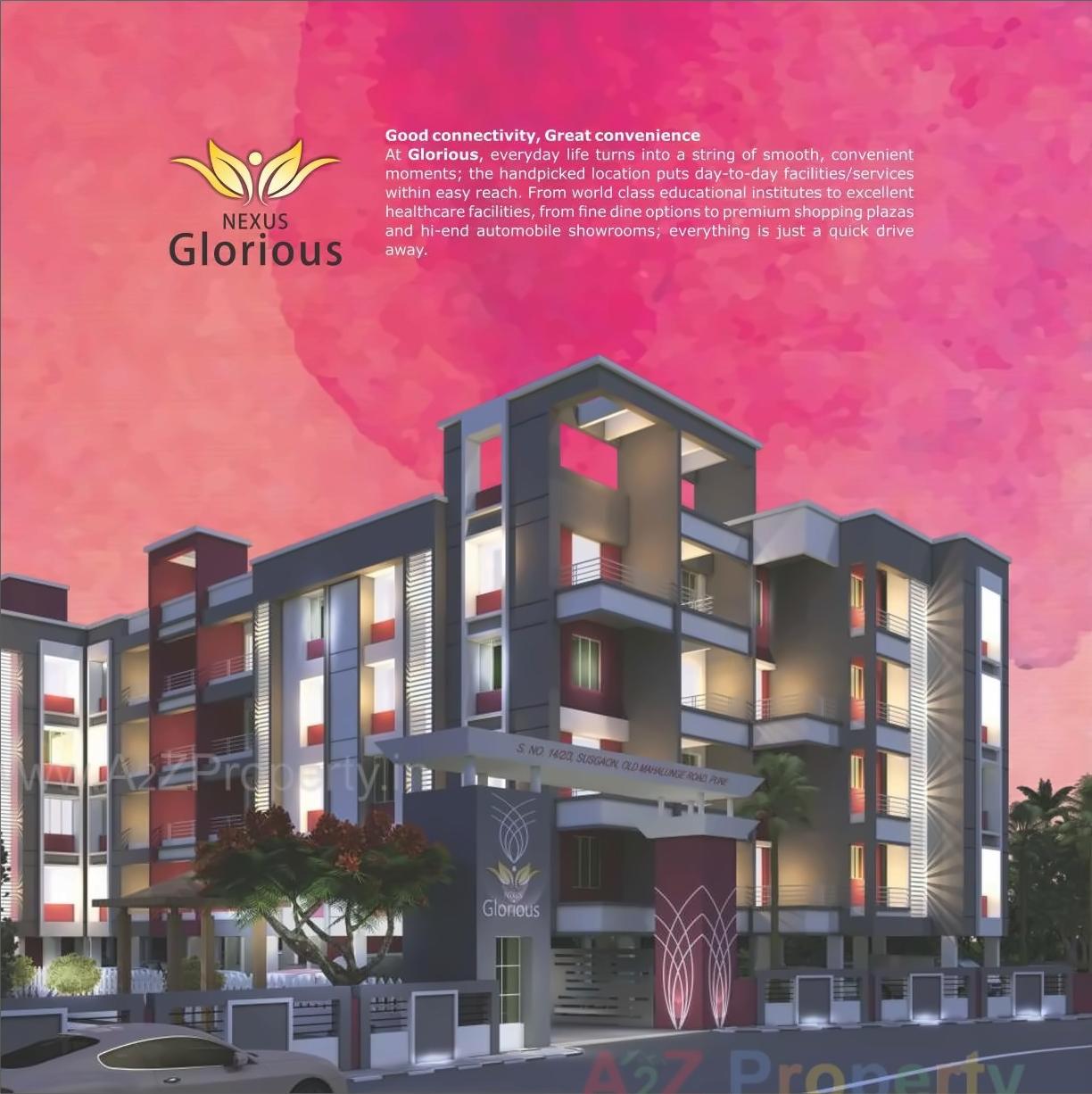 3D Elevation of real estate project Nexus Glorious located at Sus, Pune, Maharashtra