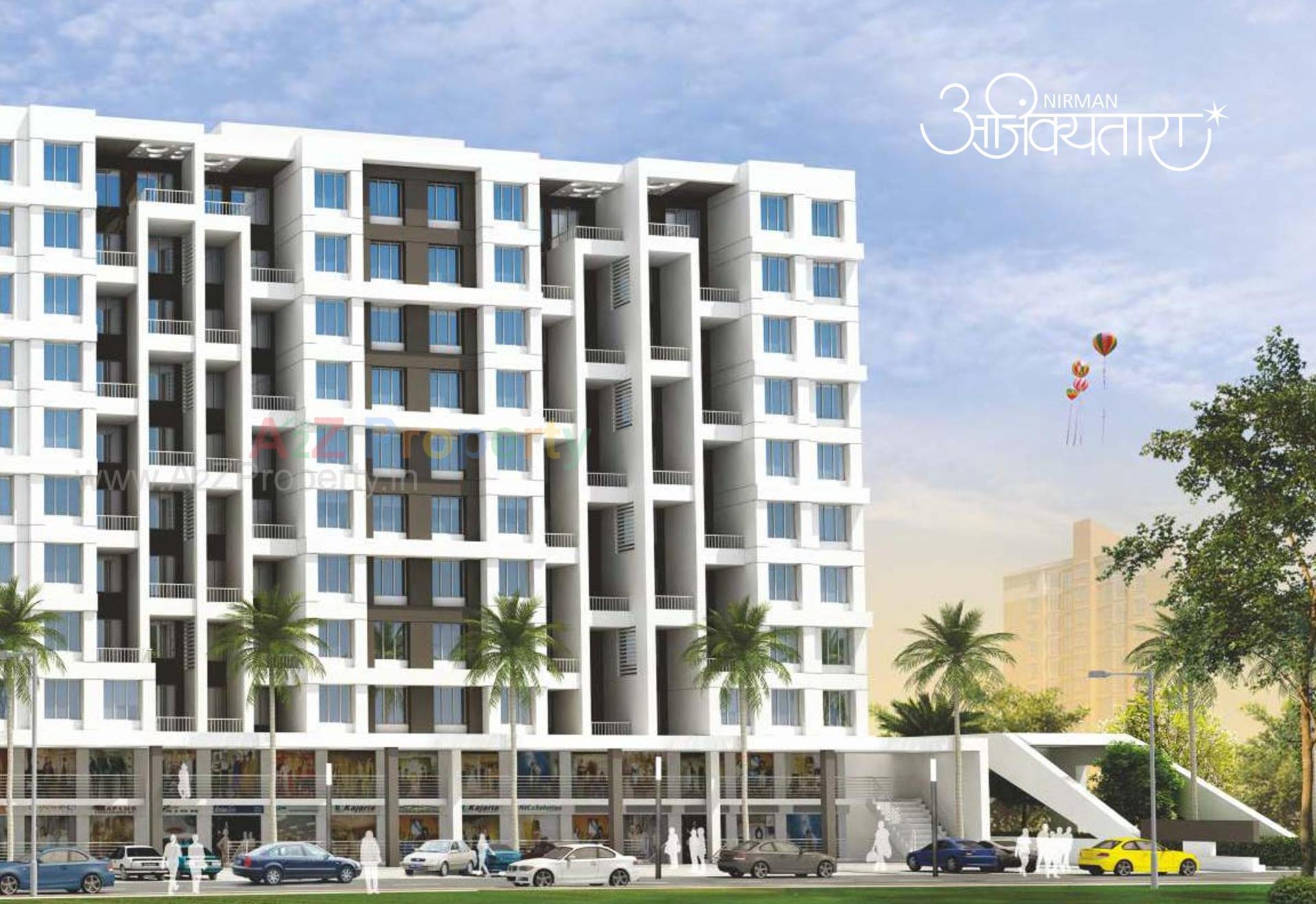 3D Elevation of real estate project Nirman Ajinkyatara located at Ambegaon-bk, Pune, Maharashtra