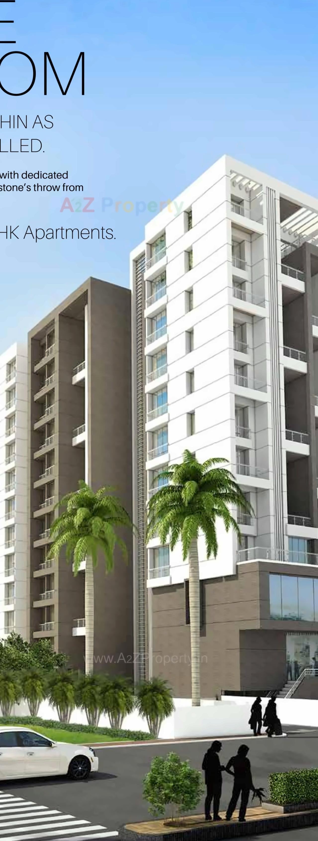 3D Elevation of real estate project Nirman Altius Wing C located at Kharadi, Pune, Maharashtra