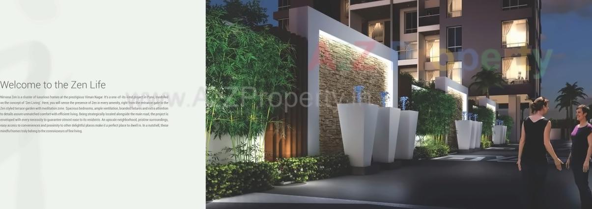 3D Elevation of real estate project Nirvana Zen located at Lohgaon, Pune, Maharashtra