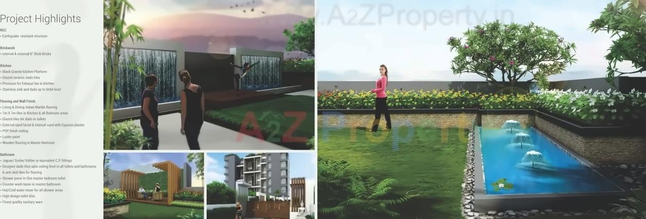 3D Elevation of real estate project Nirvana Zen located at Lohgaon, Pune, Maharashtra