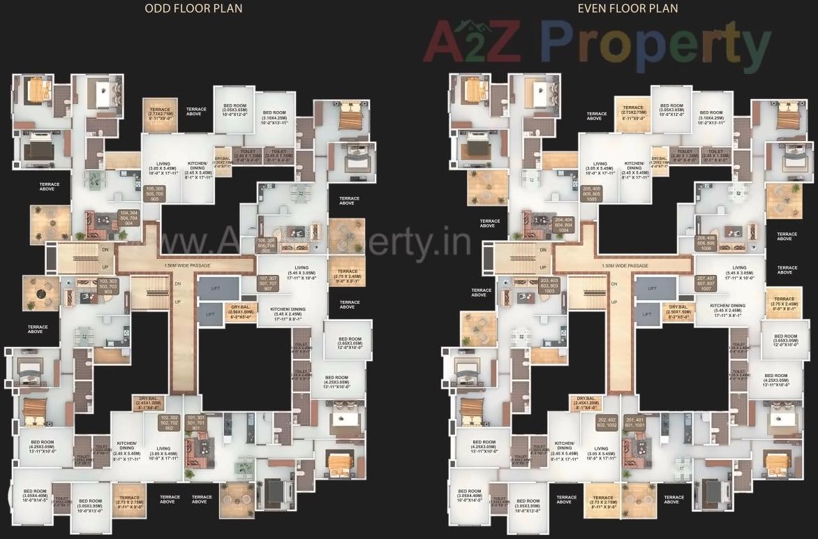 Layout of real estate project Nisarg Palms located at Bavadhan-bk, Pune, Maharashtra