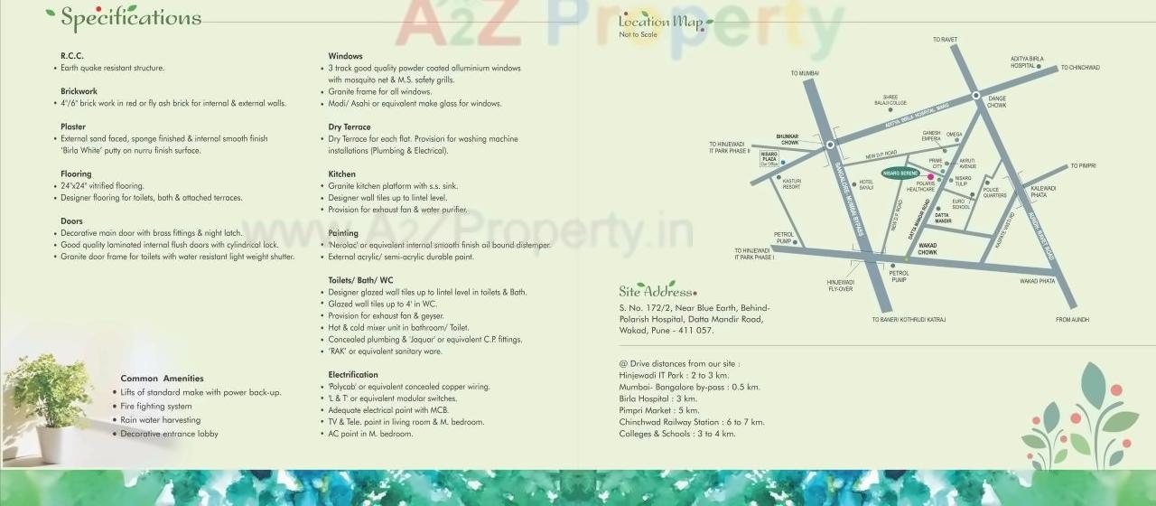  of real estate project Nisarg Serene located at Wakad, Pune, Maharashtra