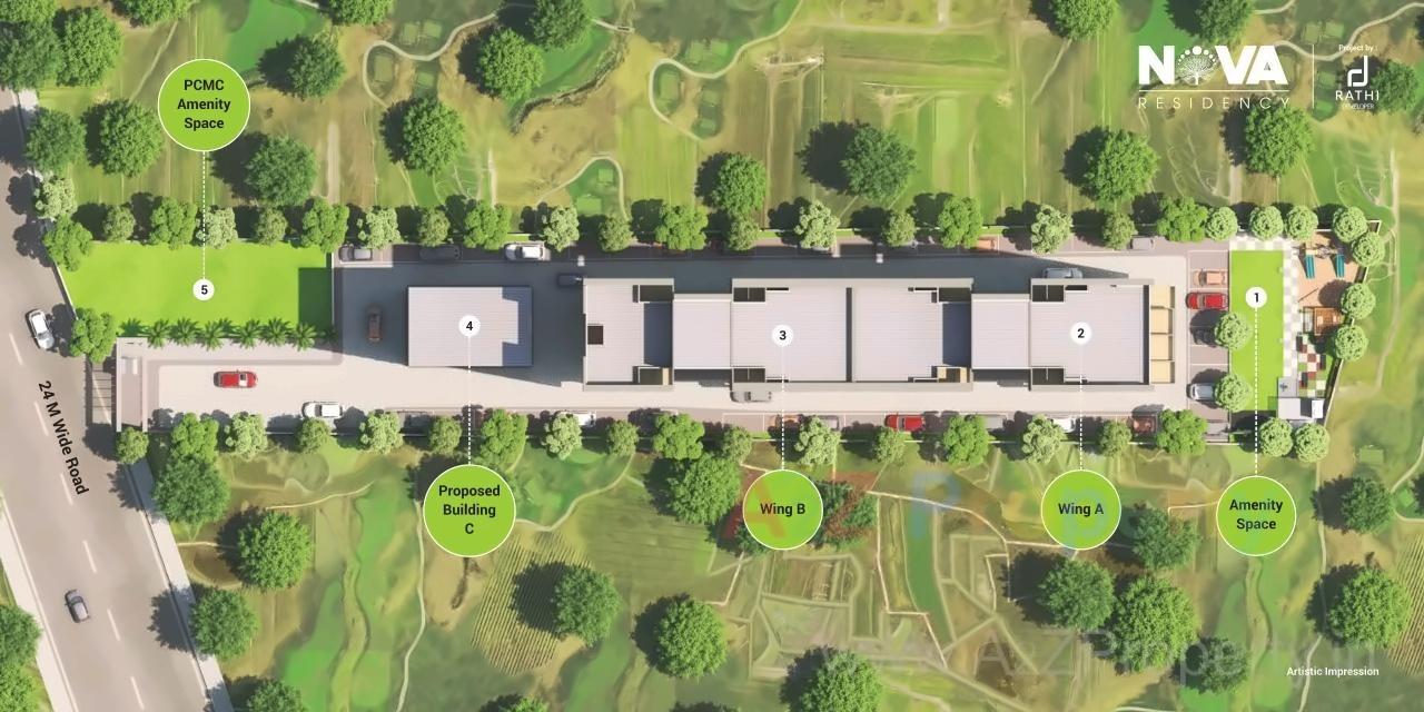  of real estate project Nova Residency located at Tathwade, Pune, Maharashtra