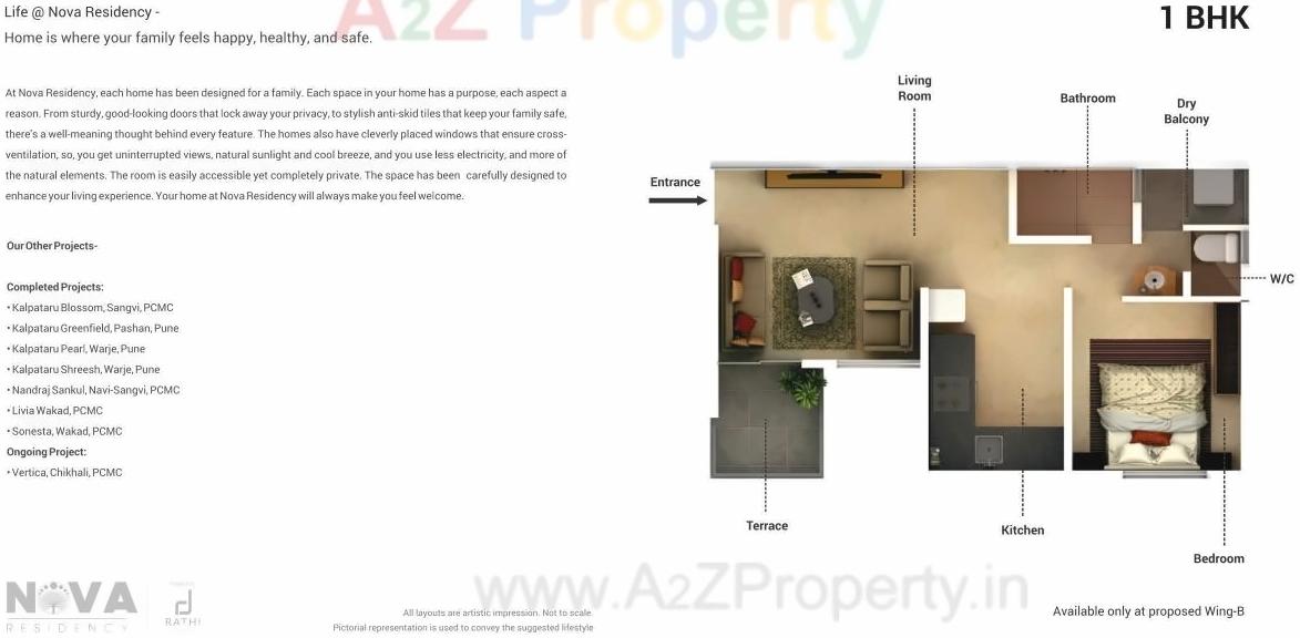  of real estate project Nova Residency located at Tathwade, Pune, Maharashtra