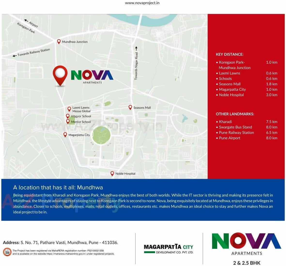  of real estate project Nova located at Mundhawa, Pune, Maharashtra