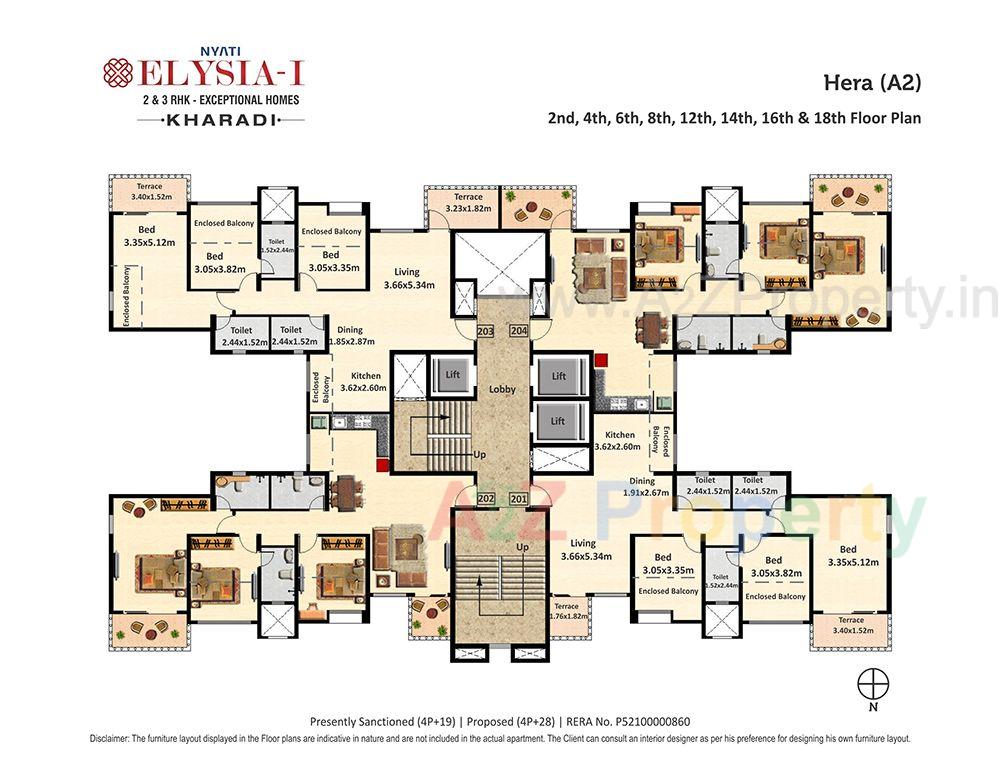A2_even of real estate project Nyati Elysia located at Kharadi, Pune, Maharashtra
