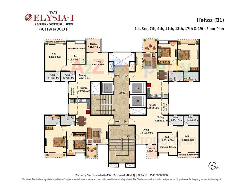 B1_odd of real estate project Nyati Elysia located at Kharadi, Pune, Maharashtra