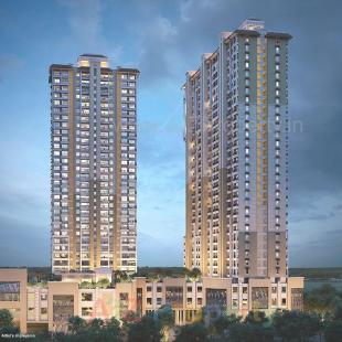 Elevation of real estate project Nyati Elysia located at Kharadi, Pune, Maharashtra