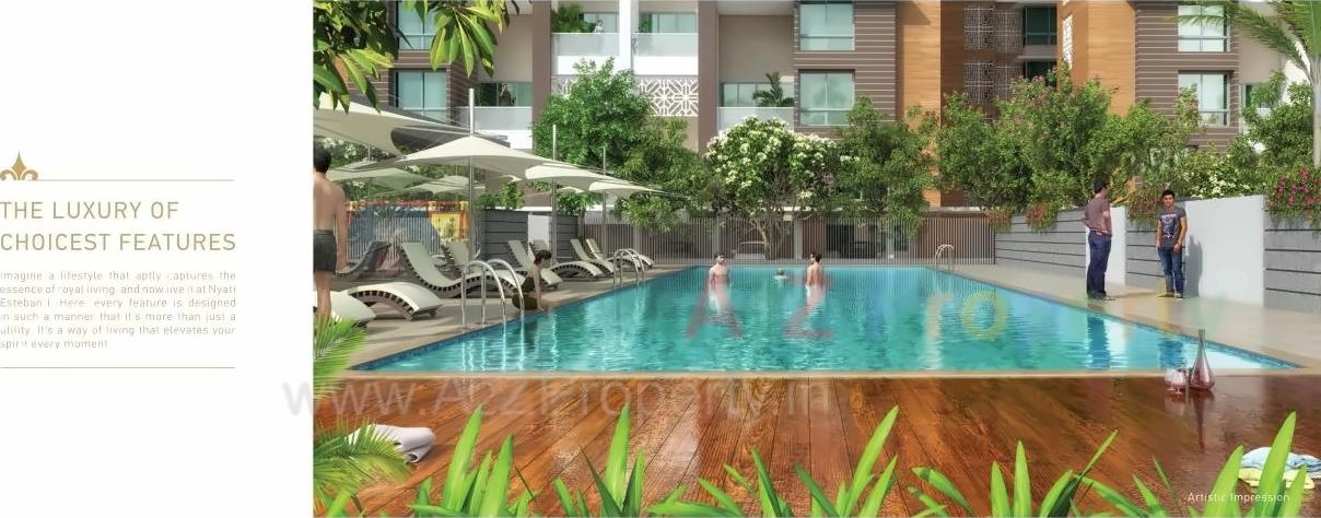 3D Elevation of real estate project Nyati Esteban located at Undri, Pune, Maharashtra