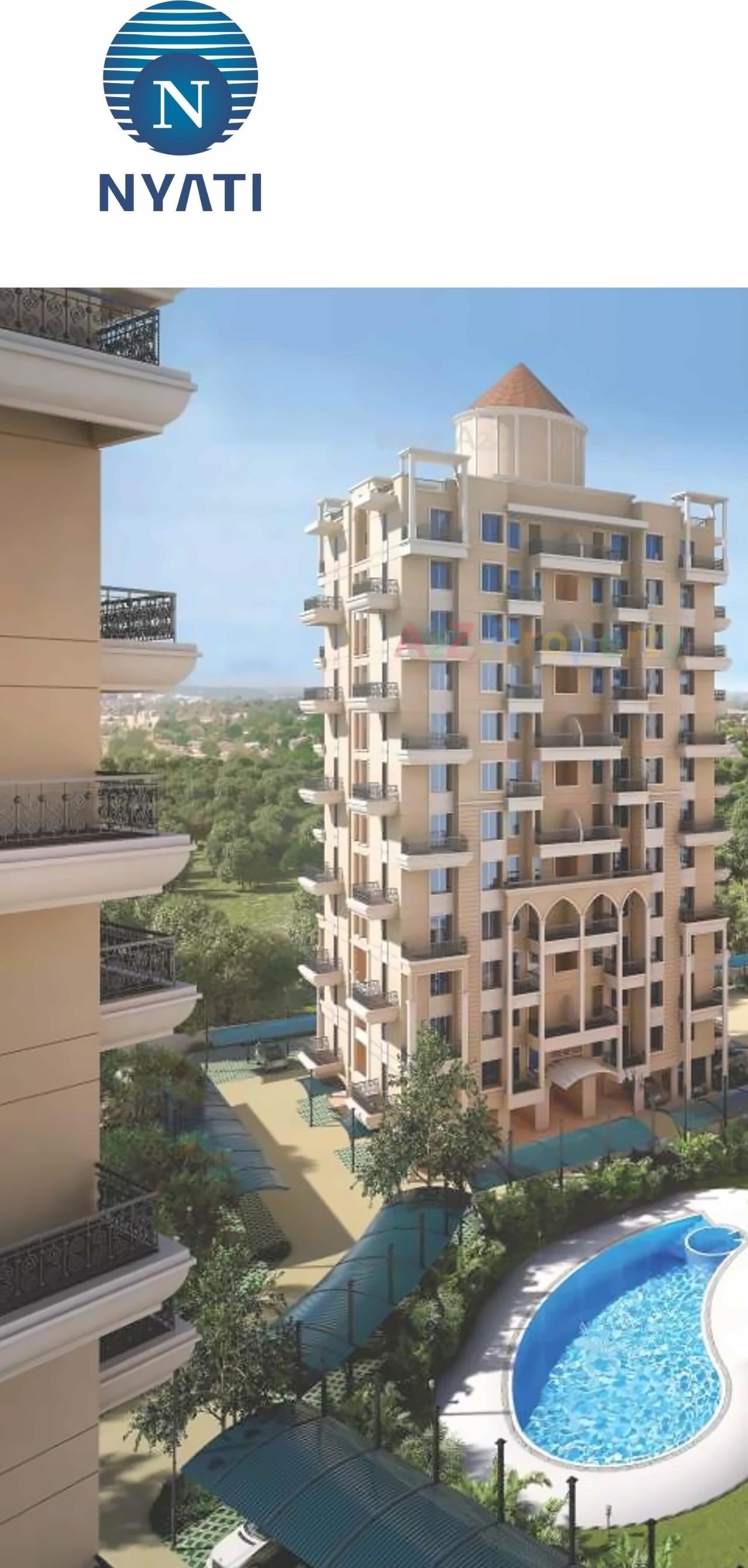 3D Elevation of real estate project Nyati Evara located at Undri, Pune, Maharashtra