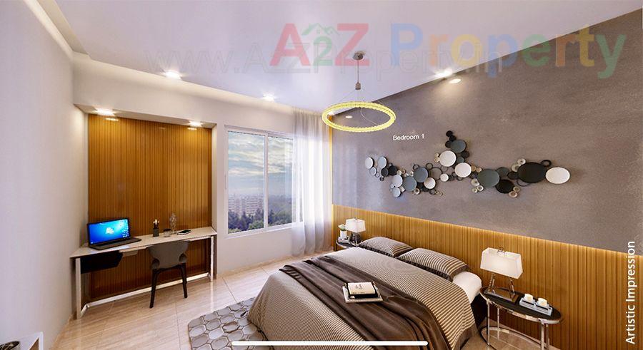 Guest_bedroom of real estate project Nyati Evolve located at Pune-m-corp, Pune, Maharashtra