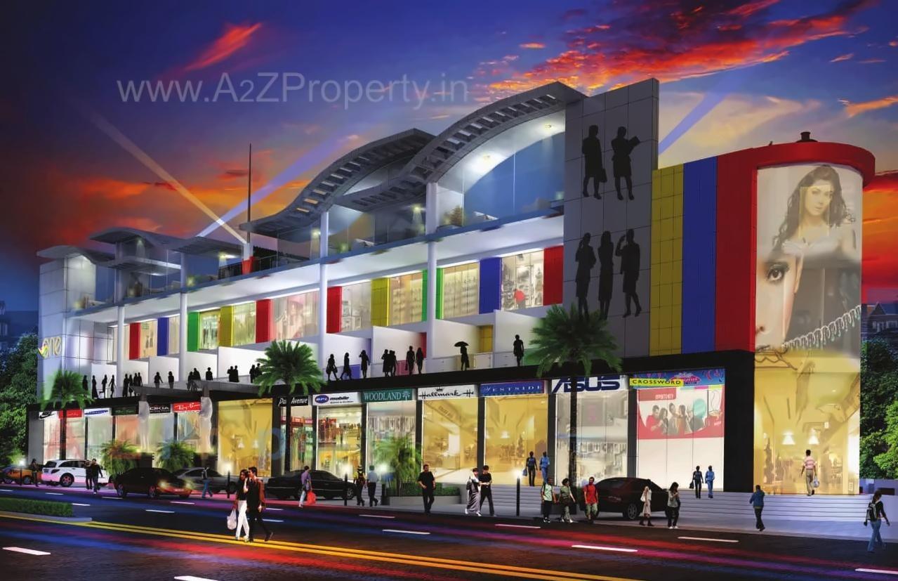 3D Elevation of real estate project One Mall located at Pimpri-chinchawad-m-corp, Pune, Maharashtra
