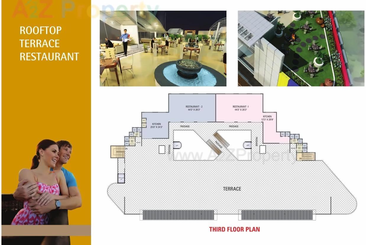 Layout of real estate project One Mall located at Pimpri-chinchawad-m-corp, Pune, Maharashtra