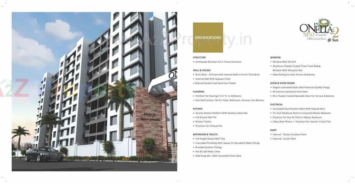  of real estate project Onella located at Sus, Pune, Maharashtra