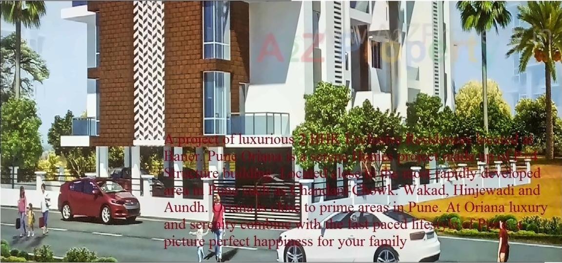 3D Elevation of real estate project Oriana located at Baner, Pune, Maharashtra