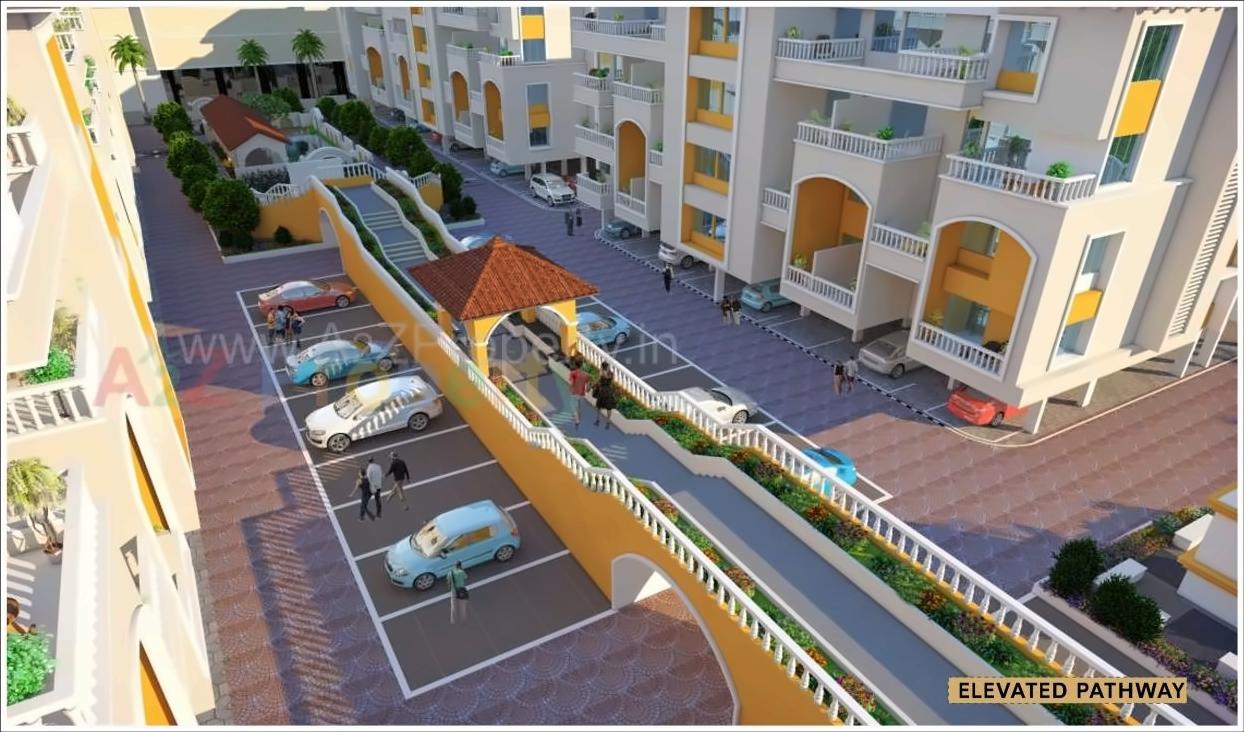 3D Elevation of real estate project Oxy Bonita located at Lahagaon, Pune, Maharashtra