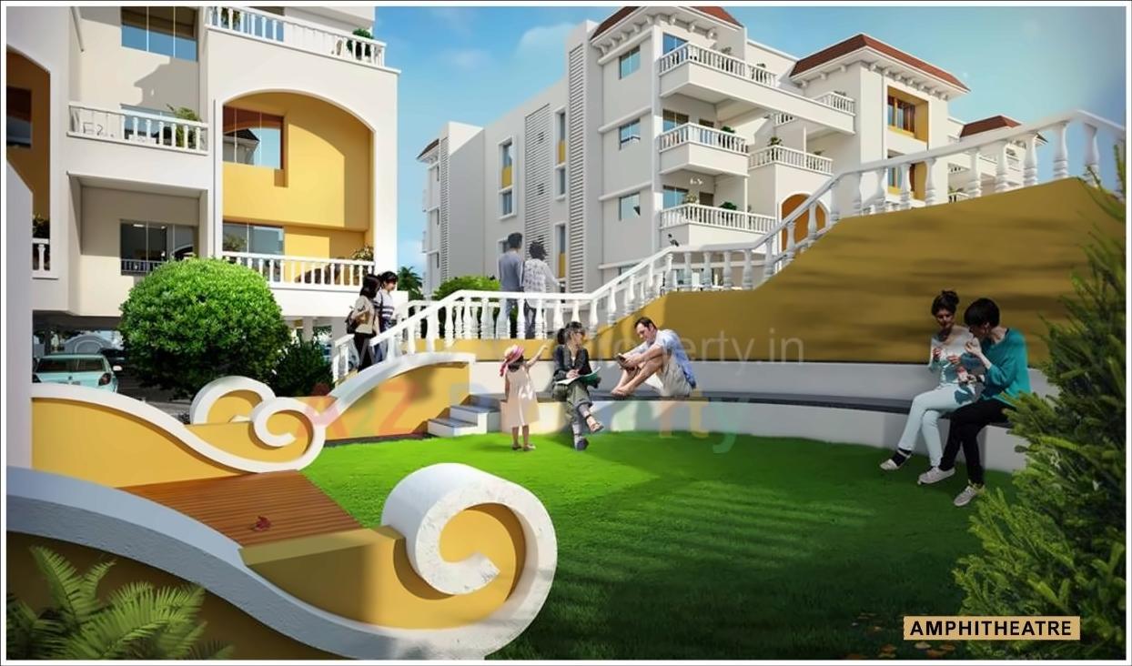 3D Elevation of real estate project Oxy Bonita located at Lahagaon, Pune, Maharashtra