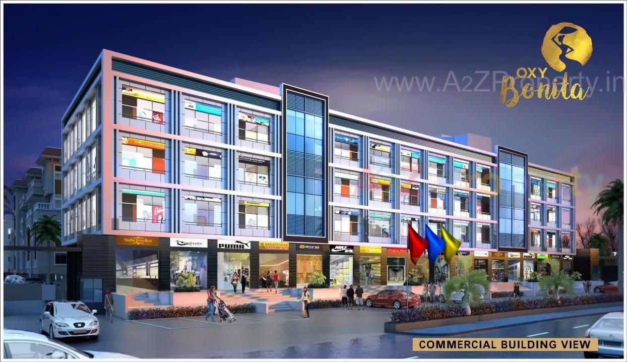 3D Elevation of real estate project Oxy Bonita located at Lahagaon, Pune, Maharashtra