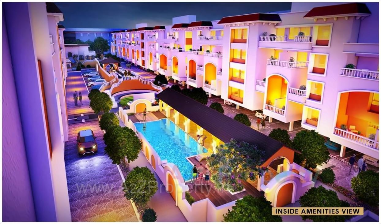 3D Elevation of real estate project Oxy Bonita located at Lahagaon, Pune, Maharashtra