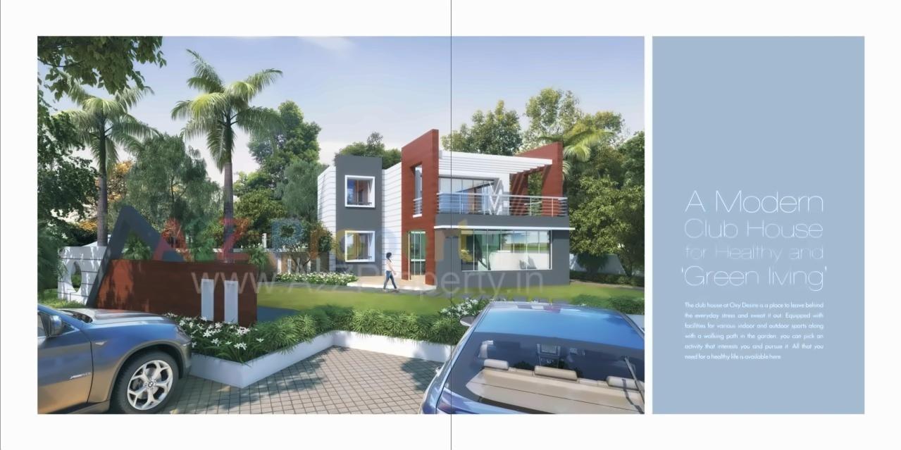 3D Elevation of real estate project Oxy Desire located at Wagholi, Pune, Maharashtra