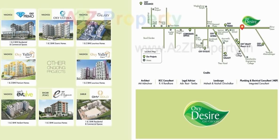  of real estate project Oxy Desire located at Wagholi, Pune, Maharashtra
