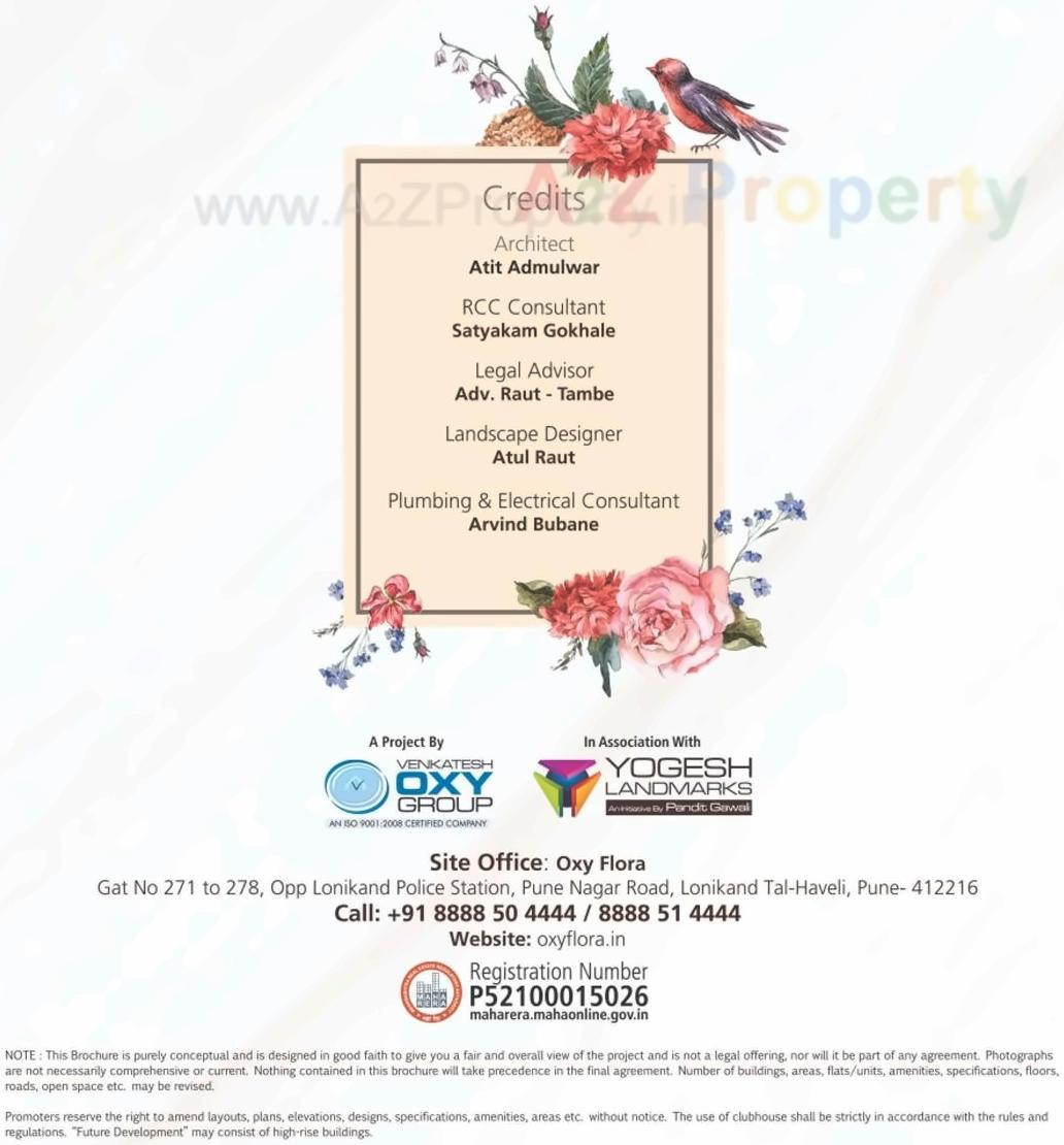  of real estate project Oxy Flora located at Lonikand, Pune, Maharashtra