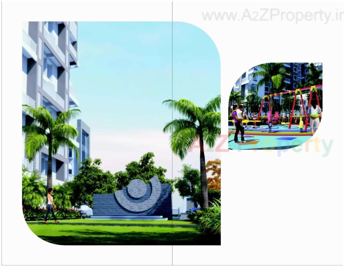3D Elevation of real estate project Oxy Galaxy located at Kesnand, Pune, Maharashtra