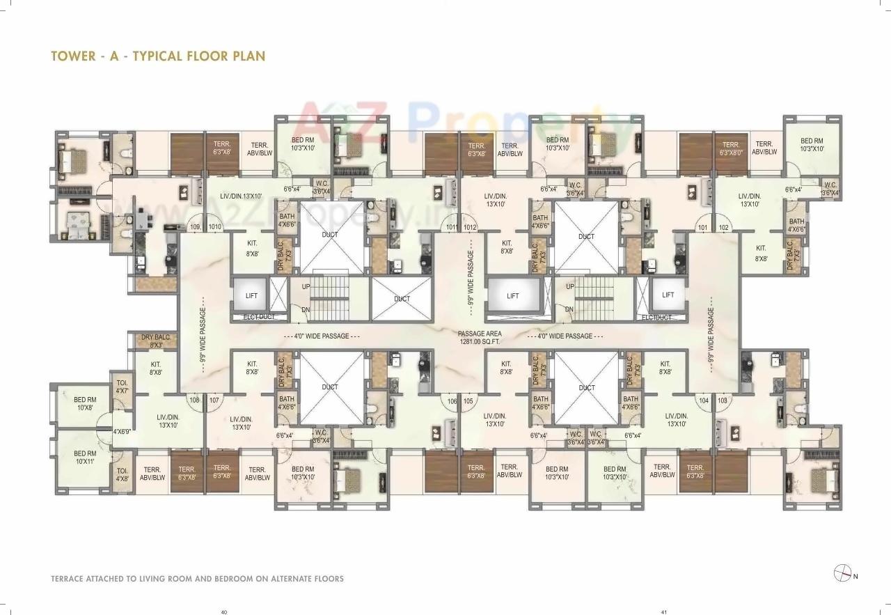 Layout of real estate project Palazzo Greens located at Wadagaon-ct, Pune, Maharashtra