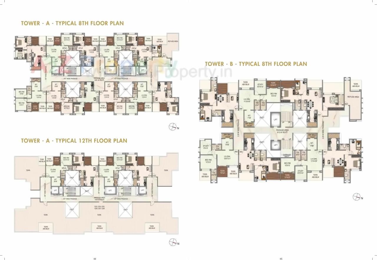 Layout of real estate project Palazzo Greens located at Wadagaon-ct, Pune, Maharashtra