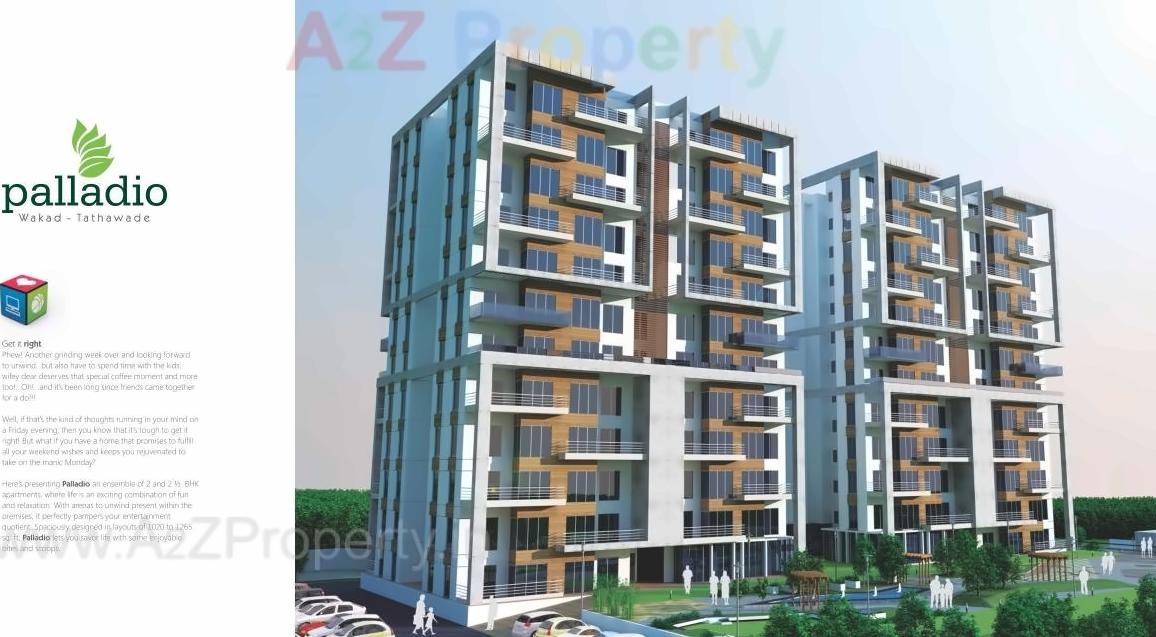 3D Elevation of real estate project Palladio located at Tathwade, Pune, Maharashtra