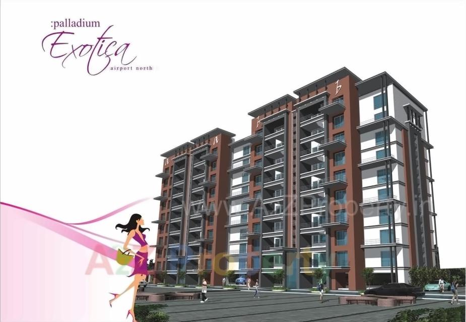 3D Elevation of real estate project Palladium Exotica   Ii  D located at Dhanori, Pune, Maharashtra