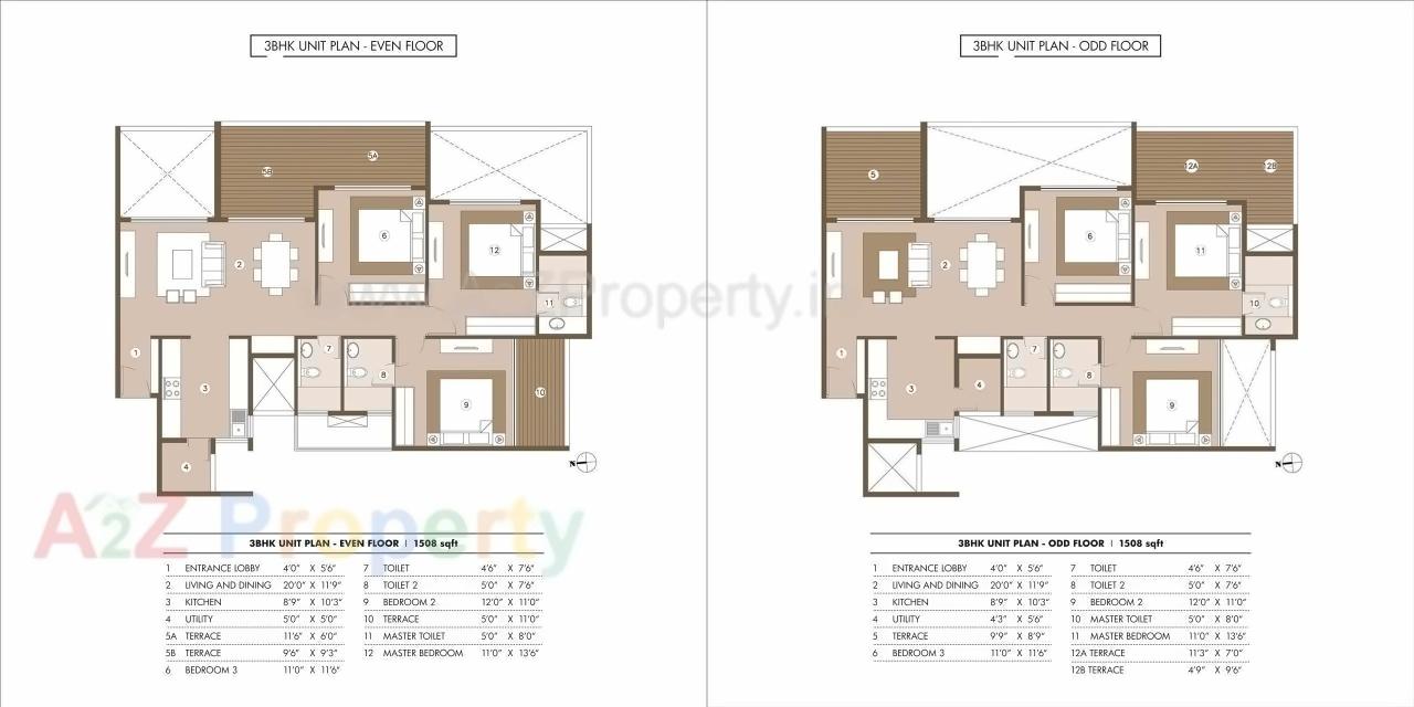 Layout of real estate project Palm World One located at Kharadi, Pune, Maharashtra