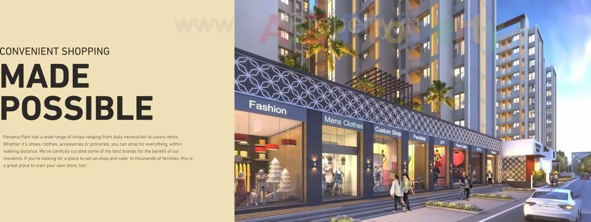 3D Elevation of real estate project Panama Park located at Lohgaon, Pune, Maharashtra