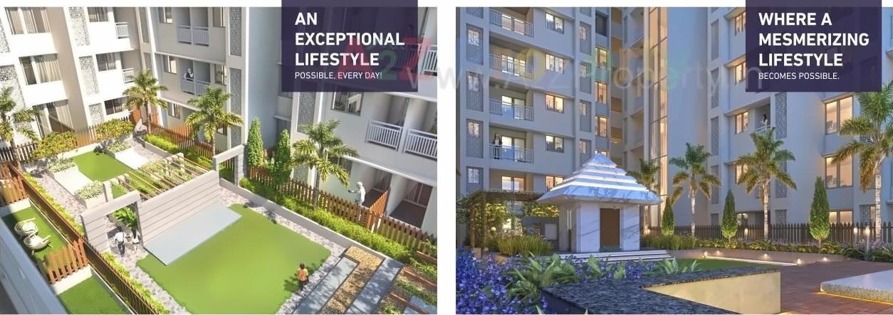 3D Elevation of real estate project Panama Park located at Lohgaon, Pune, Maharashtra