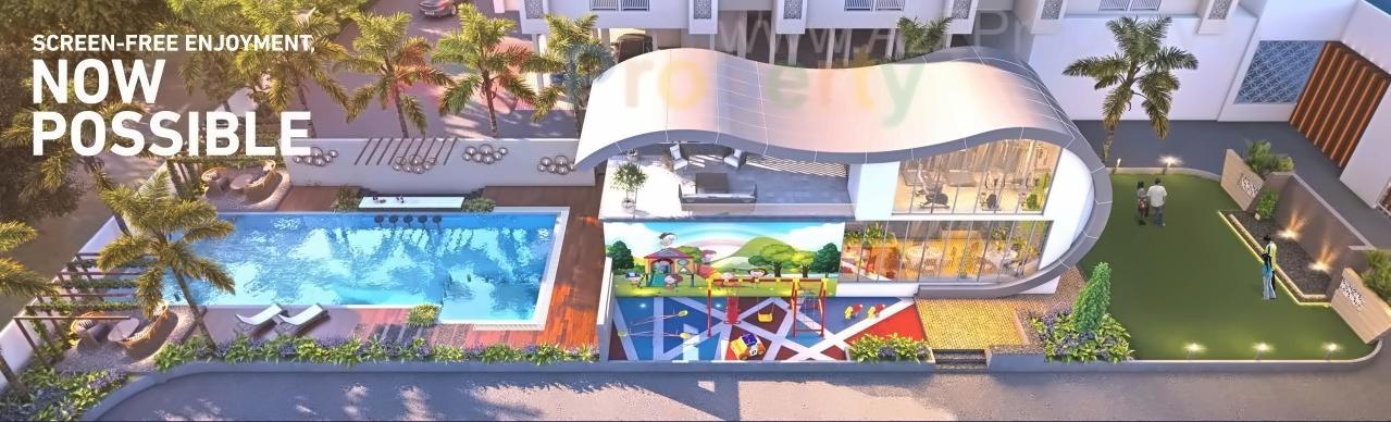 3D Elevation of real estate project Panama Park located at Lohgaon, Pune, Maharashtra