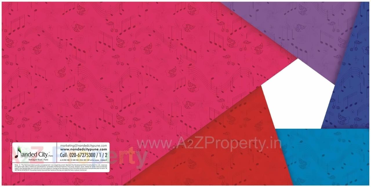 Layout of real estate project Pancham At Nanded City located at Nanded, Pune, Maharashtra