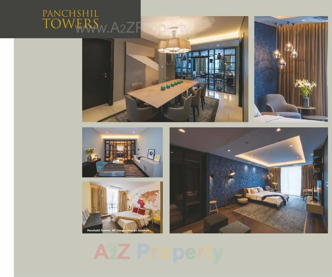 3D Elevation of real estate project Panchshil Towers located at Wagholi, Pune, Maharashtra