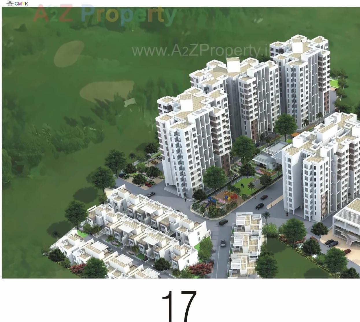 3D Elevation of real estate project Pankaj Aasmaan located at Lahagaon, Pune, Maharashtra