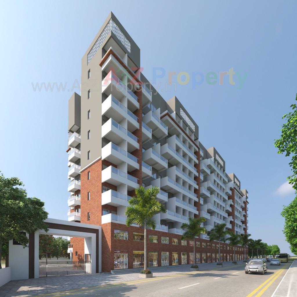 3D Elevation of real estate project Paramount Smart City located at Lohgaon, Pune, Maharashtra