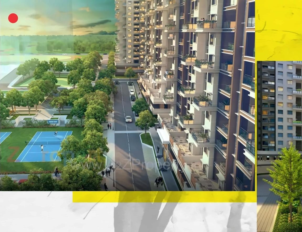 3D Elevation of real estate project Paranjape Abhiruchi Parisar  T1,t2 ,t3, M1a, M1b M located at Dhayari-part, Pune, Maharashtra