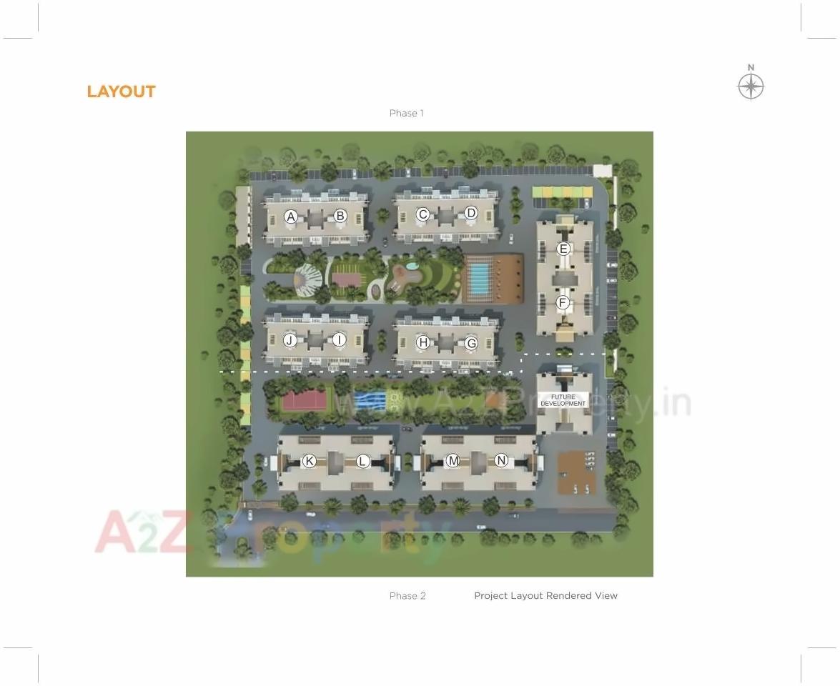 Layout of real estate project Park Express located at Pune-m-corp, Pune, Maharashtra