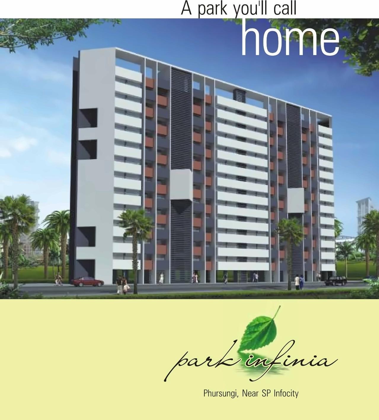3D Elevation of real estate project Park Infinia   I1, I2, I3, J2, J3 K located at Fursungi, Pune, Maharashtra